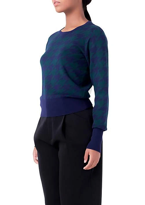 Endless Rose Knit Houndstooth Sweater 3