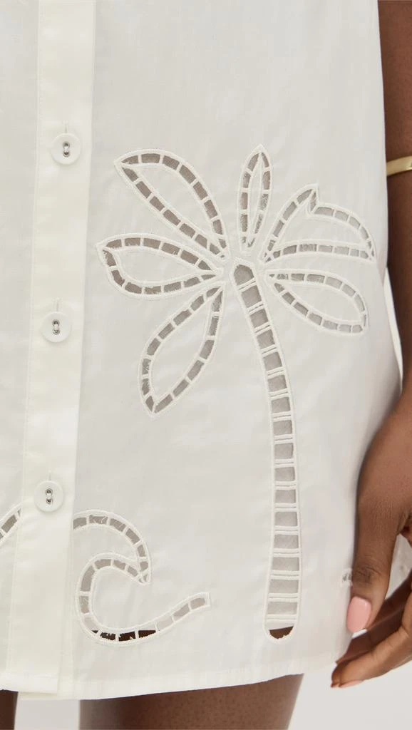 MINKPINK Romina Broderie Shirt Dress 5