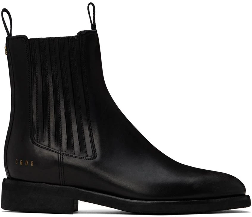 Shop Black Leather Chelsea Boots on Sale at BeyondStyle  display picture 1