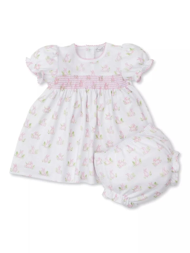 Kissy Kissy Baby Girl's Bunny Cotton Dress Set 1