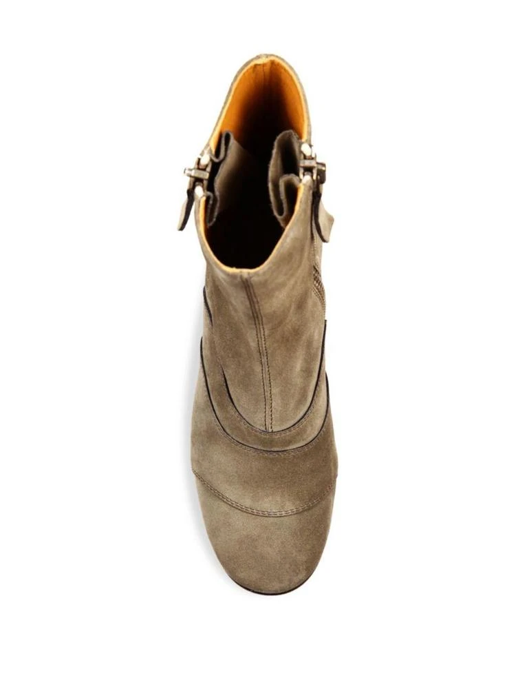 Chloé Lexie Suede Block Heel Boots 4