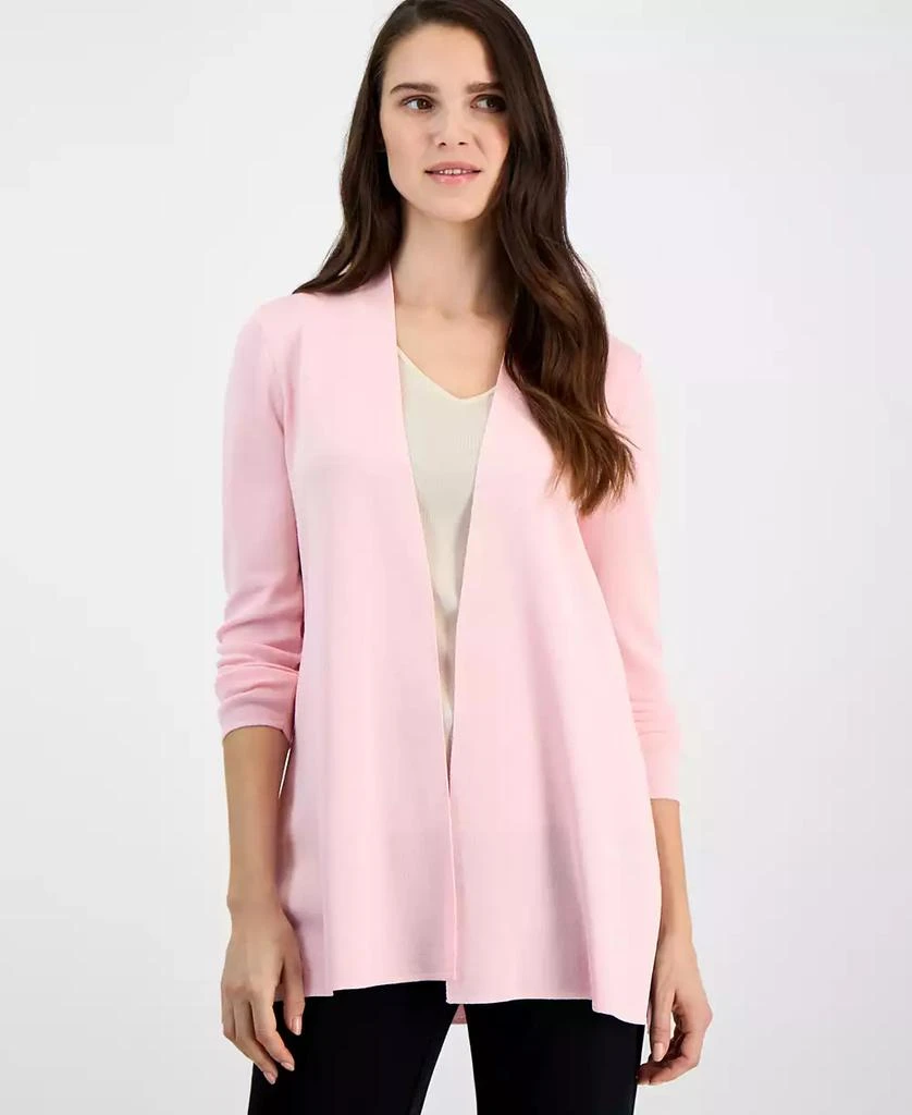 Anne Klein Women's Napa Fine Rib Pocket Cardigan 1