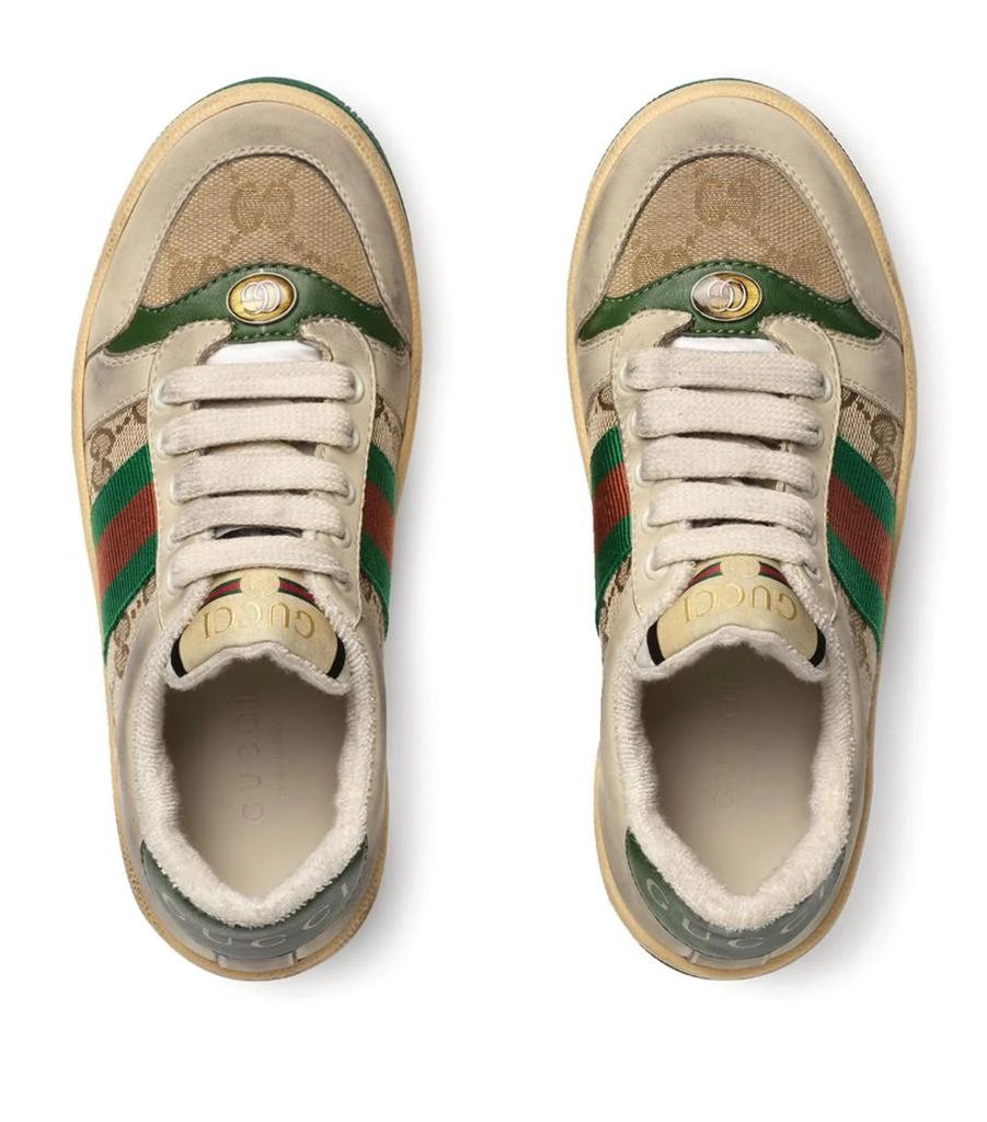 Gucci Kids Screener Low-Top Sneakers 4