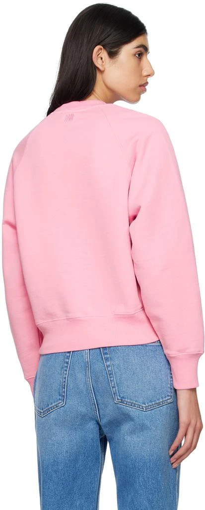 AMI Pink Ami De Cœur Sweatshirt 3