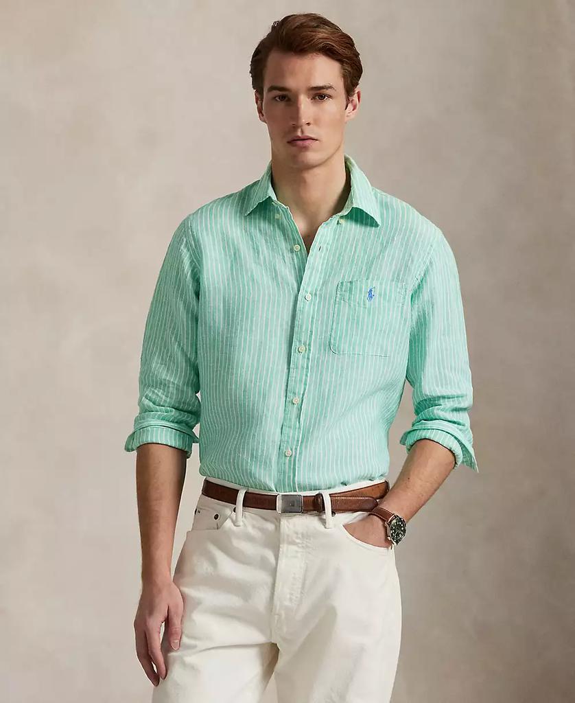 Ralph Lauren Men's Classic-Fit Striped Linen Shirt