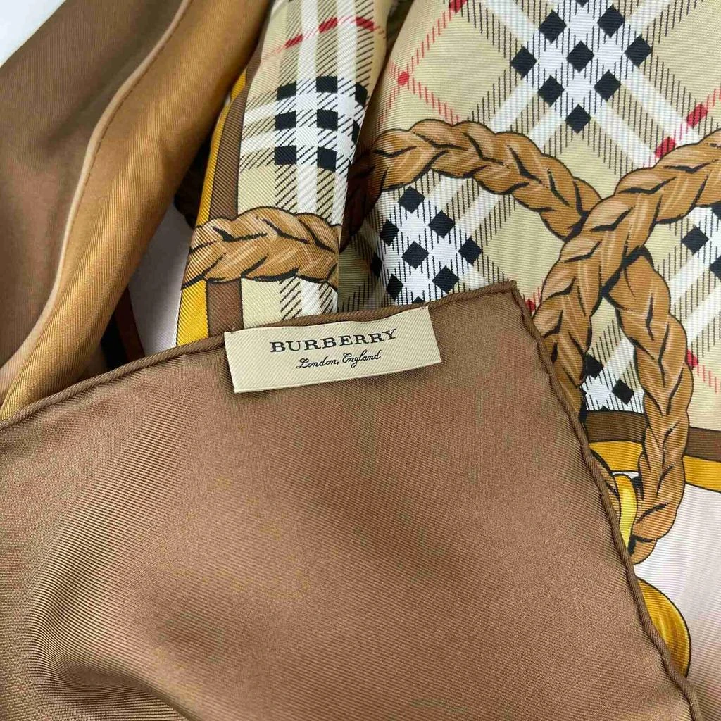 Burberry Women
s SilkScarf Shawl with Horse Tassel Print 5