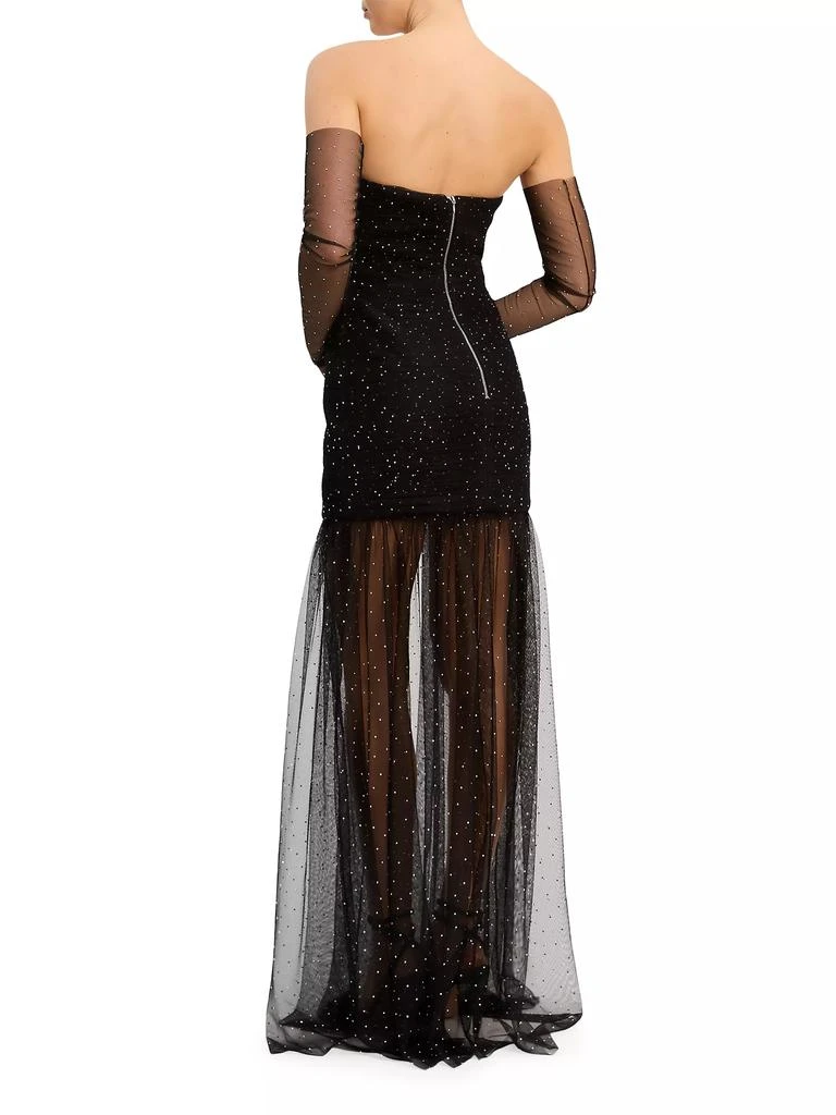 Rebecca Vallance Lilah Shimmer Strapless Gown 5