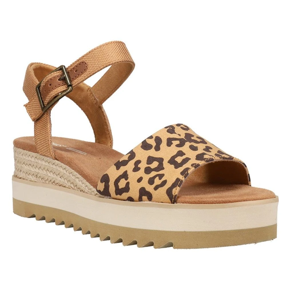 TOMS Diana Leopard Platform Wedge Sandal 2