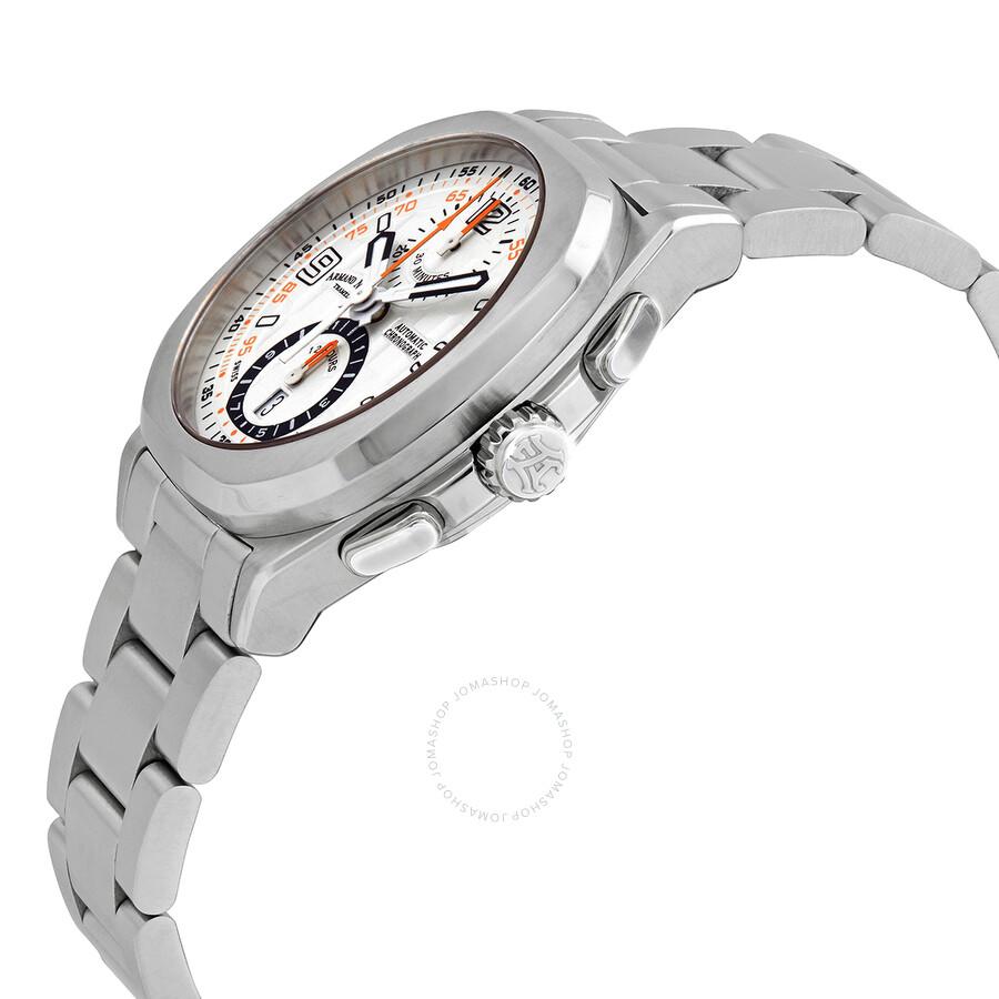 Armand Nicolet JH9 Chronograph Automatic Silver Dial Men's Watch A668HAA-AO-MA4680A