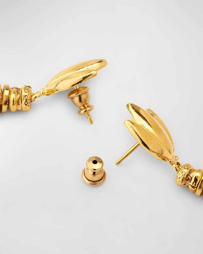 GAS Bijoux Sanibel Gold-Plated Mother-of-Pearl Earrings 4