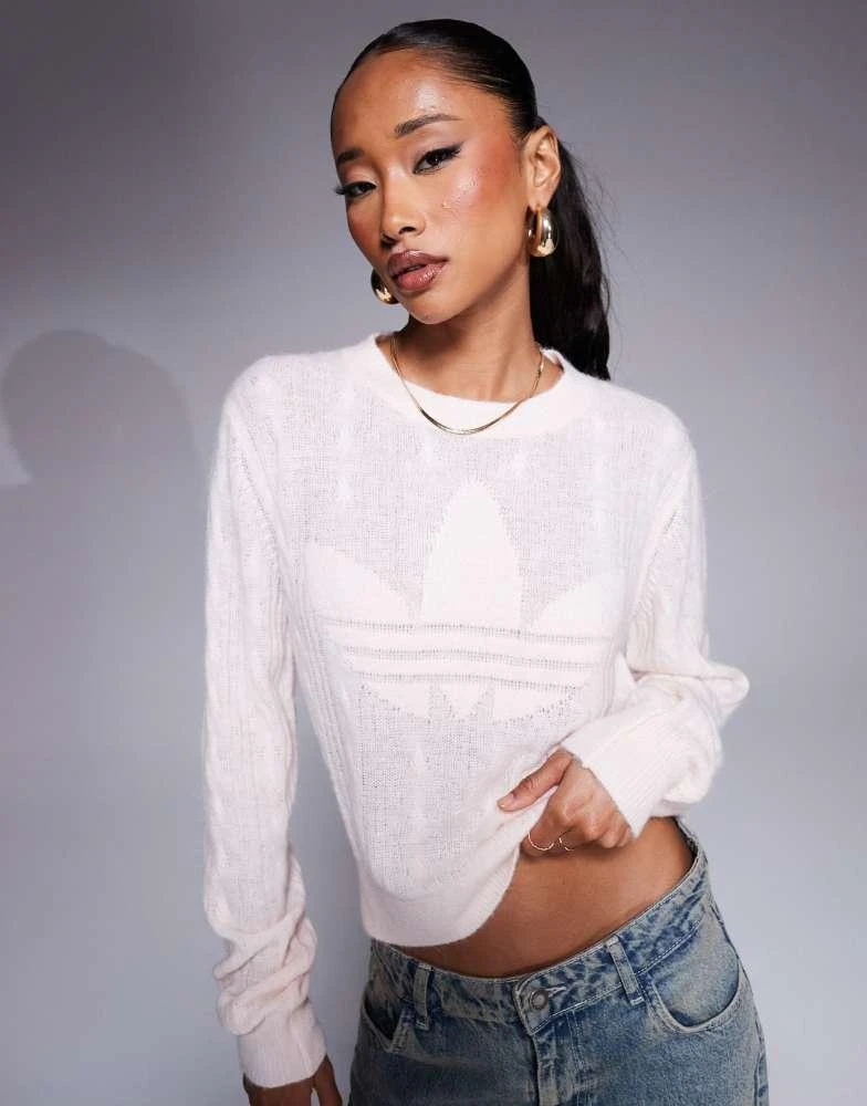 Adidas adidas Originals Hyper Femme jumper in pink 1