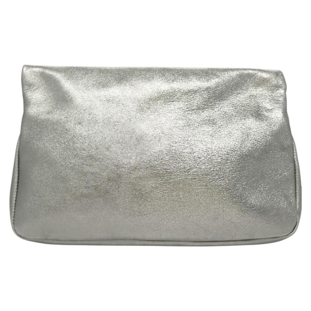 Jimmy Choo Star Studs Leather Clutch Bag (Pre-Owned)