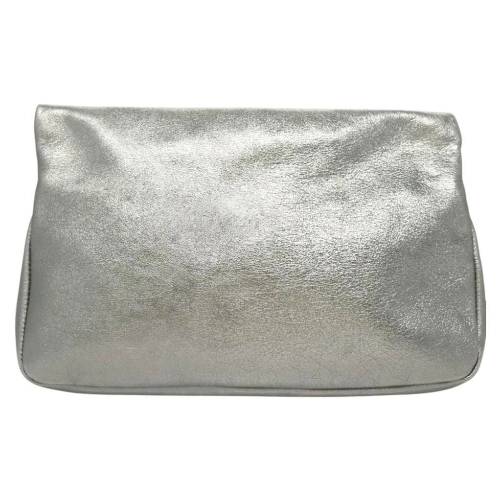 Jimmy Choo Star Studs Leather Clutch Bag (Pre-Owned) 2
