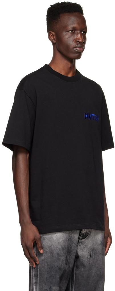 Xander Zhou Black Cotton T-Shirt