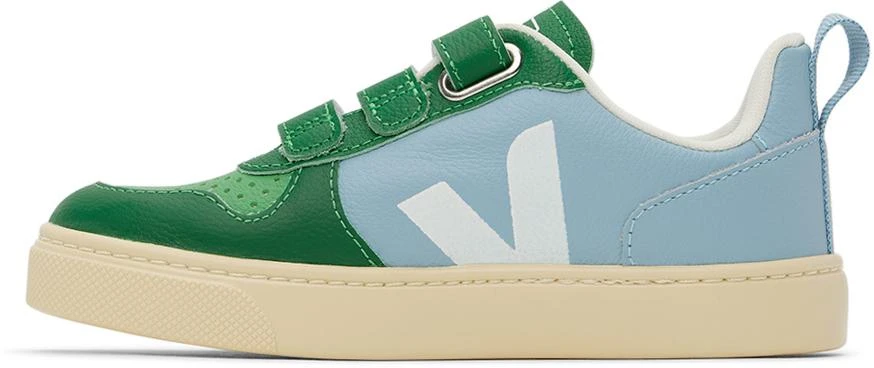 VEJA Kids Green & Blue V-10 Sneakers 3