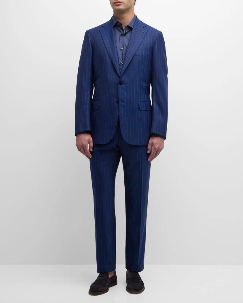 Brioni Men's Tonal Pinstripe Wool Suit 1