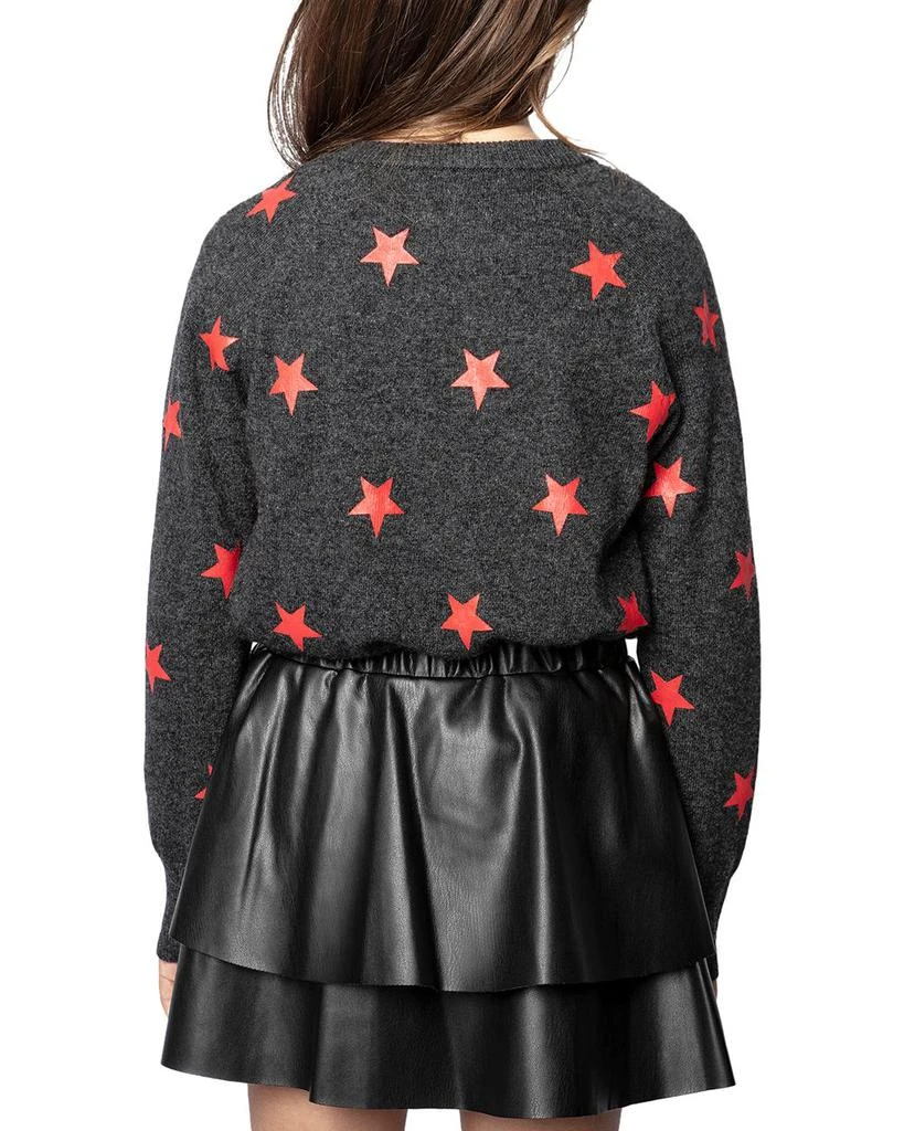 Zadig&Voltaire Girls' Ava Star Sweater - Little Kid, Big Kid 3