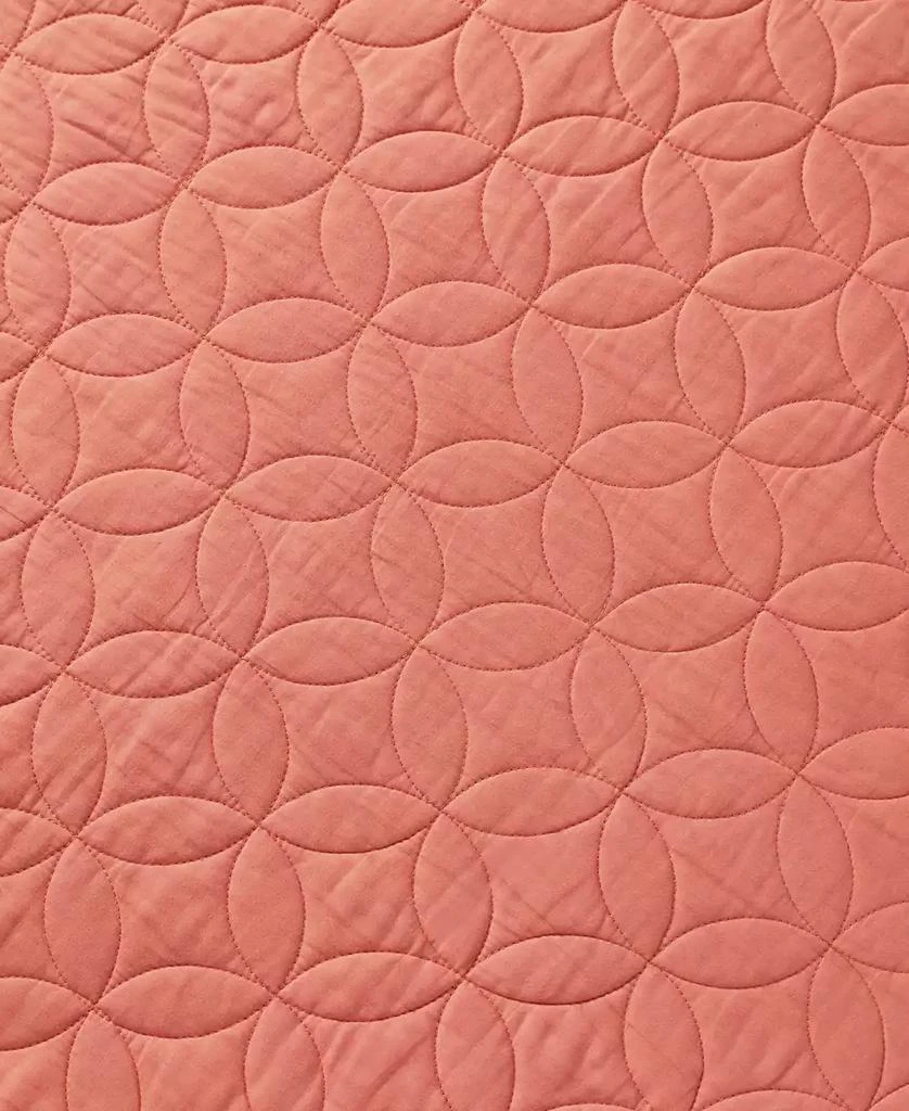 Laura Ashley Laura Ashley Solid Cotton Reversible 3-Pc. Quilt Set, King 7