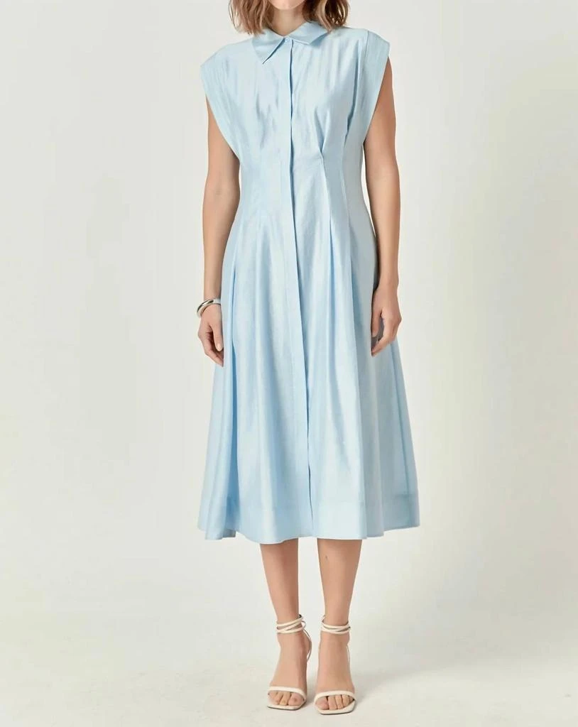 English Factory English Factory - Contrast Stitch Midi Dress 1