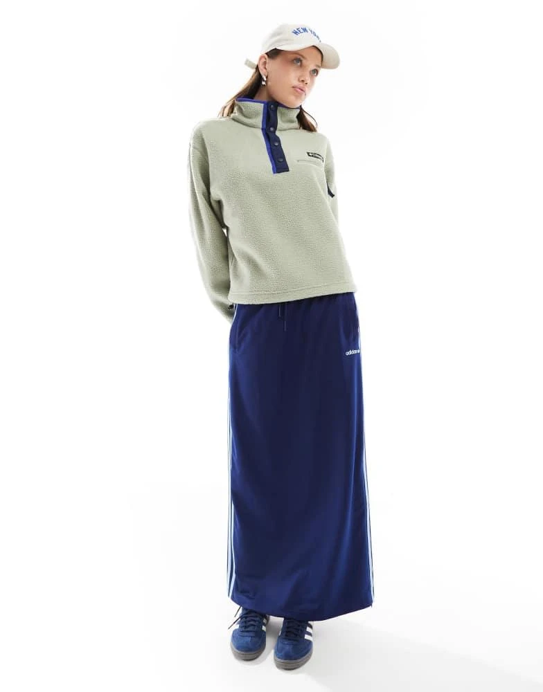 Columbia Columbia Helvetia II cropped half snap fleece in safari green 4