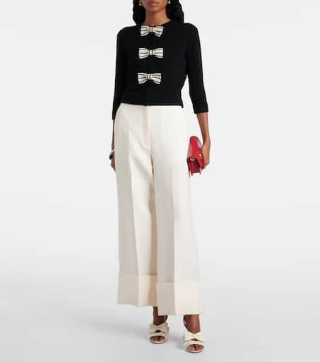 Valentino Bow-detail leather sandals 3