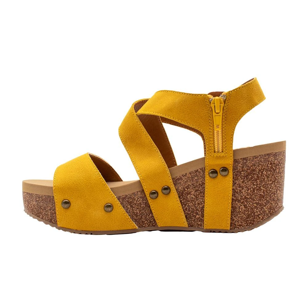 VOLATILE Sunkissed Ankle Strap Wedge Sandals 3