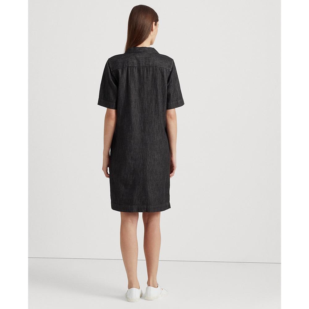 Lauren Ralph Lauren Denim Cotton Shift Dress
