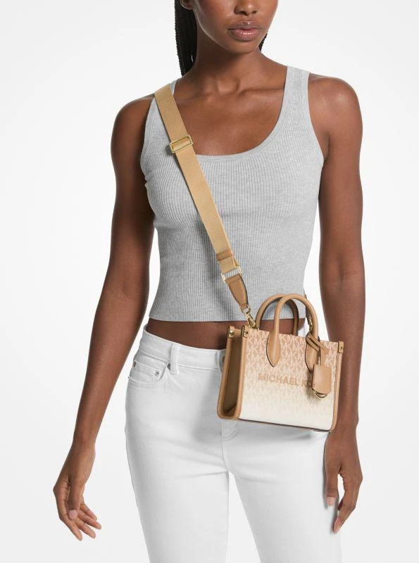 Michael Kors Mirella Extra-Small Ombré Logo Crossbody Bag 3