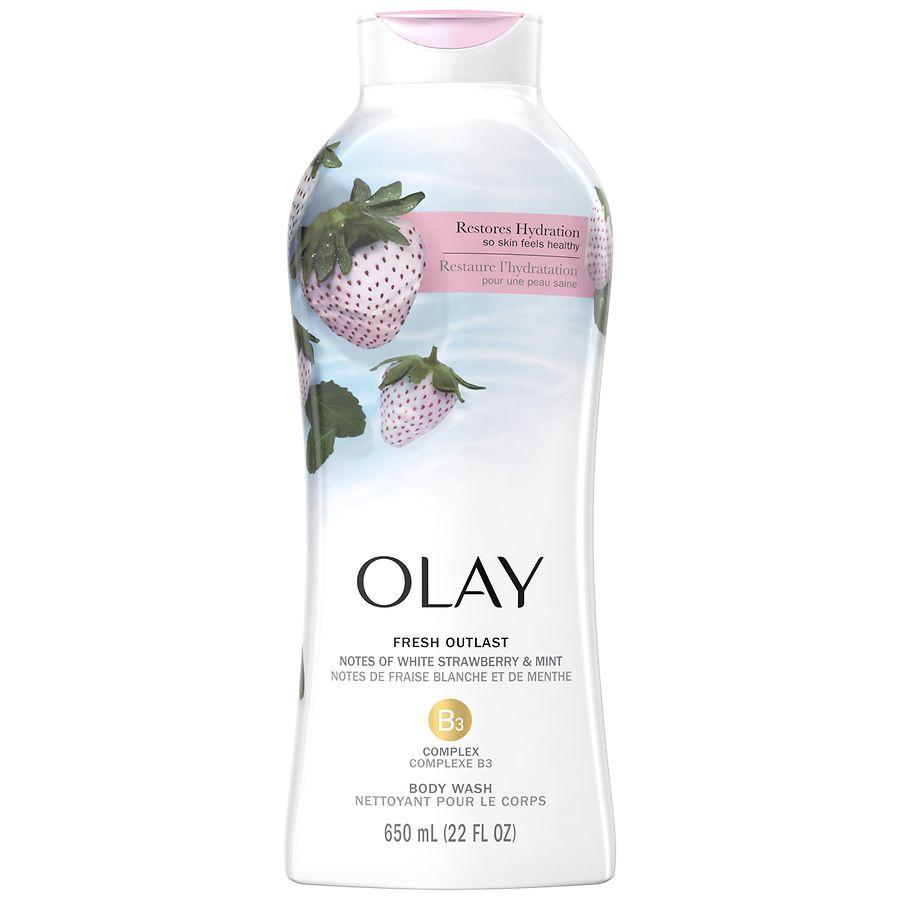 Olay Body Wash White Strawberry & Mint