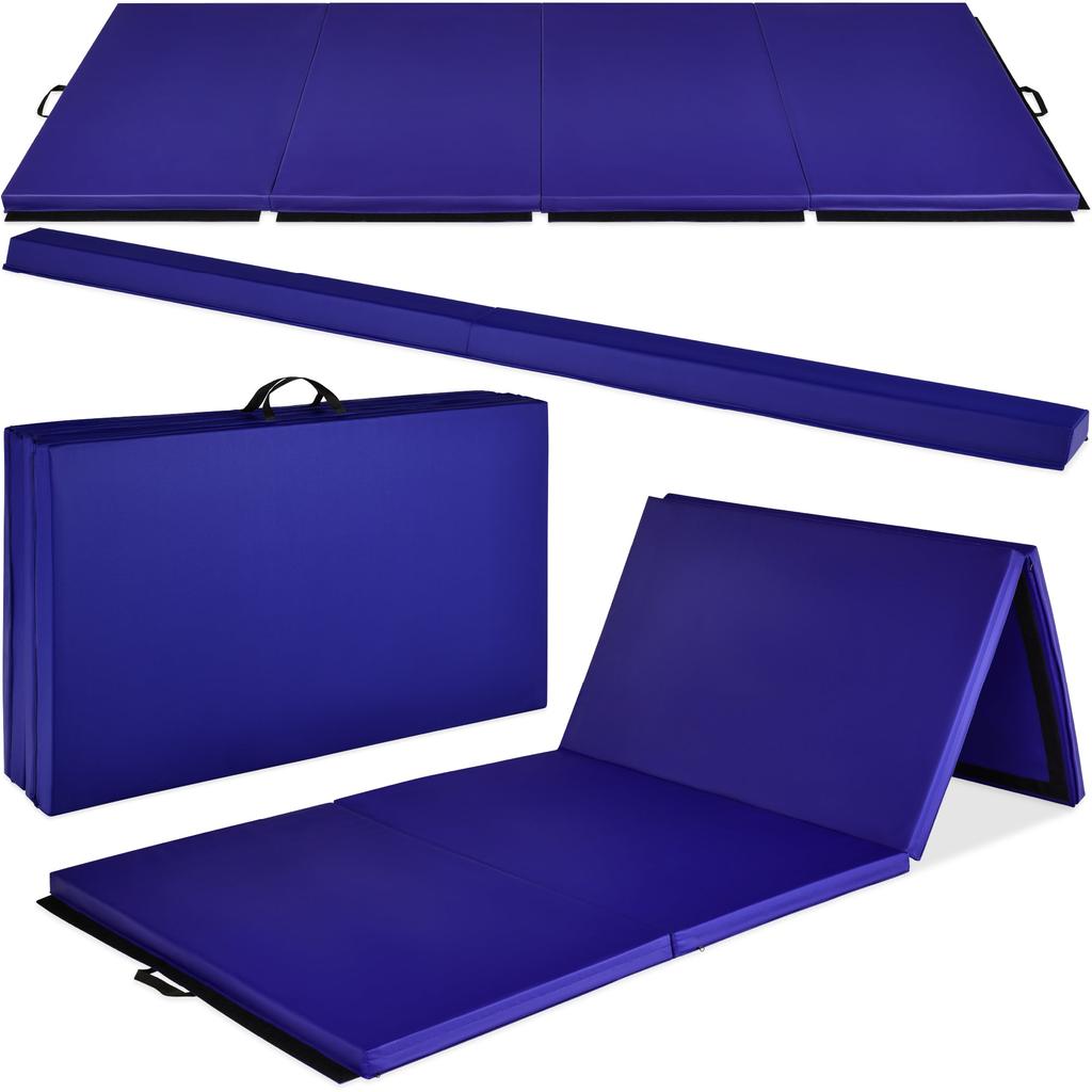 Best Choice Products 10ftx4ftx2in Folding Gym Mat 4-Panel w/ Carrying Handles 
Folding Balance Beam