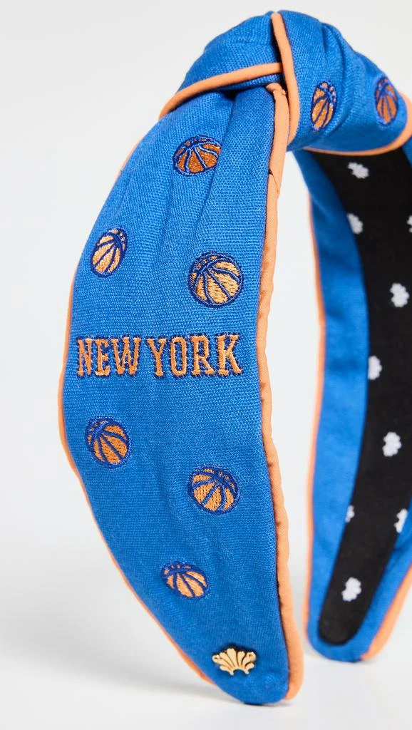 Lele Sadoughi Lele x New York Knicks Embroidered Headband 3