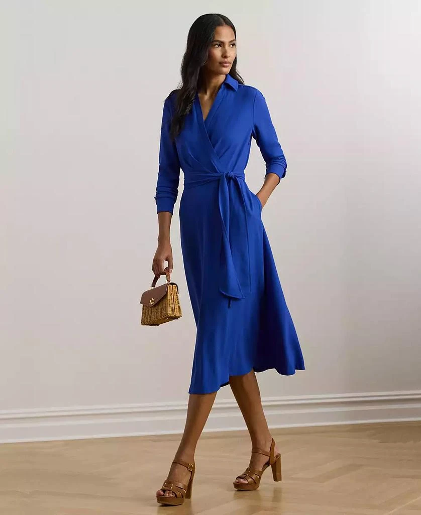 Shop Women's Self-Belt Long-Sleeve Surplice Georgette Midi Dress on Sale at  BeyondStyle  Get 75% Off Women's Self-Belt Long-Sleeve Surplice Georgette  Midi Dress with Limited-Time Flash Deals, Exclusive Discounts, and Special  Offers.