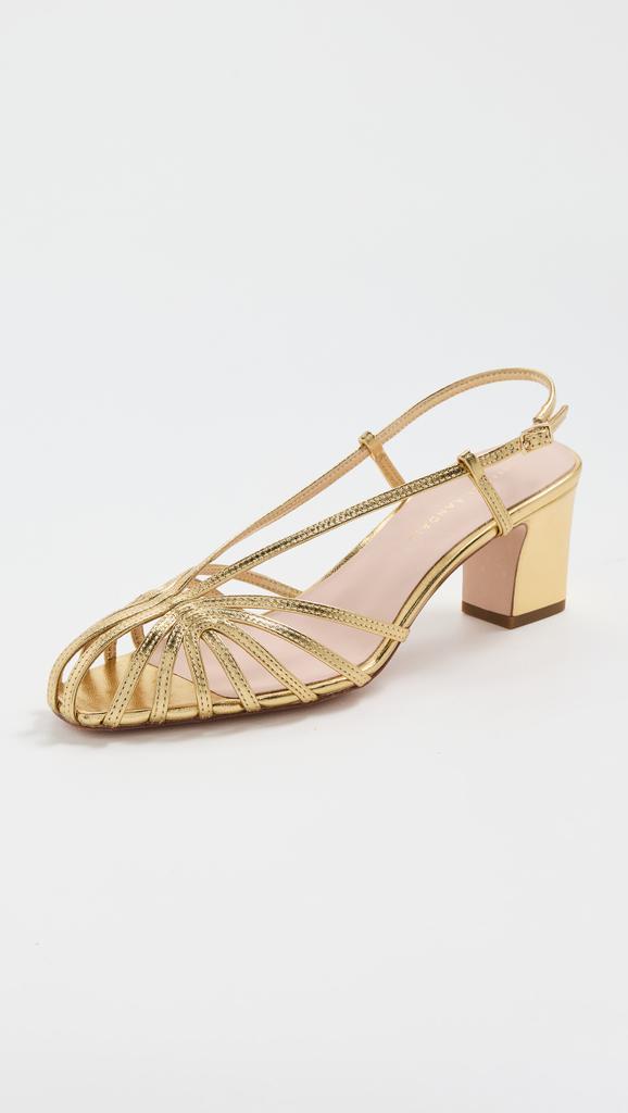 Loeffler Randall Priscilla Lattice Slingback Heeled Sandals