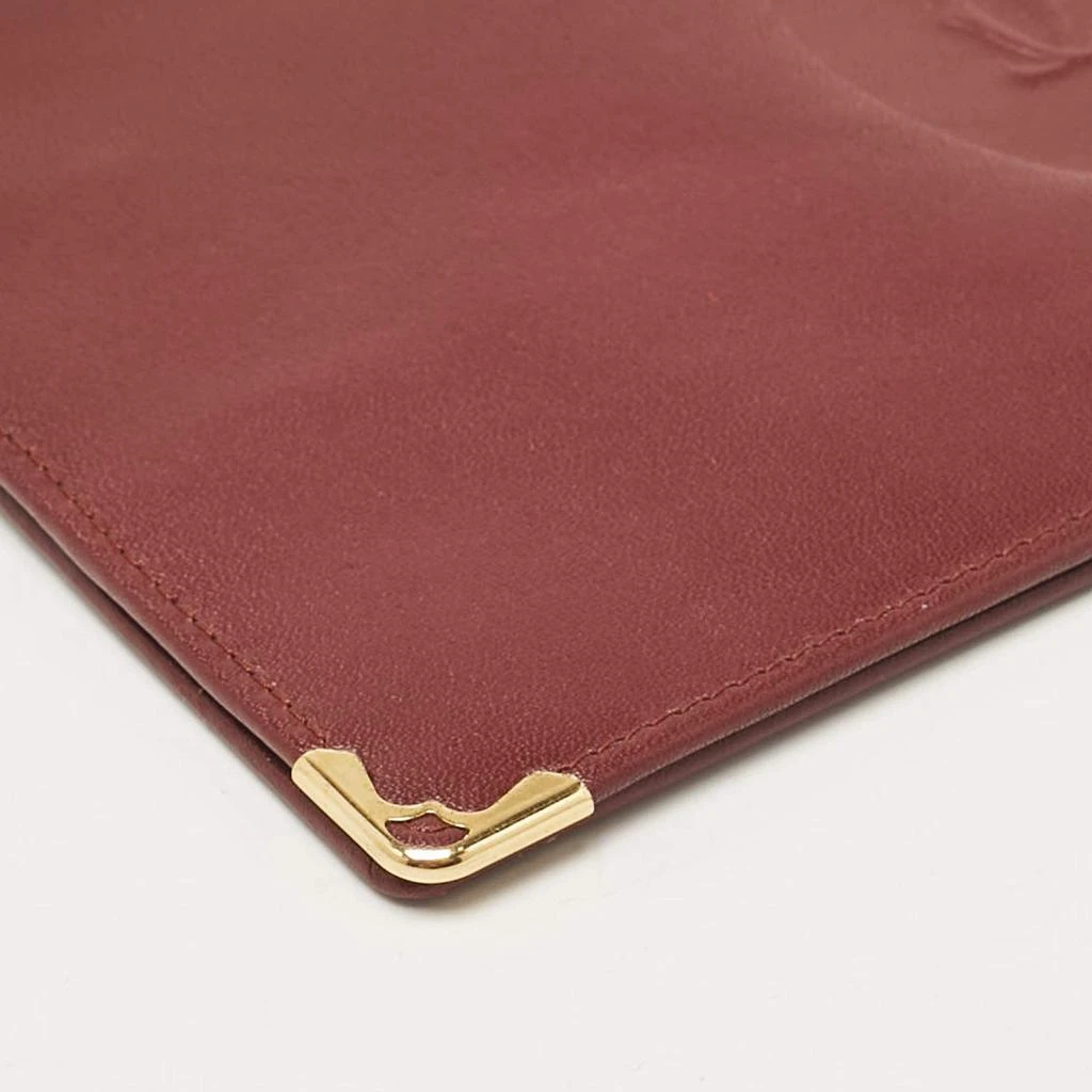 Cartier Cartier Burgundy Leather Must de Cartier Bifold Long Wallet 11