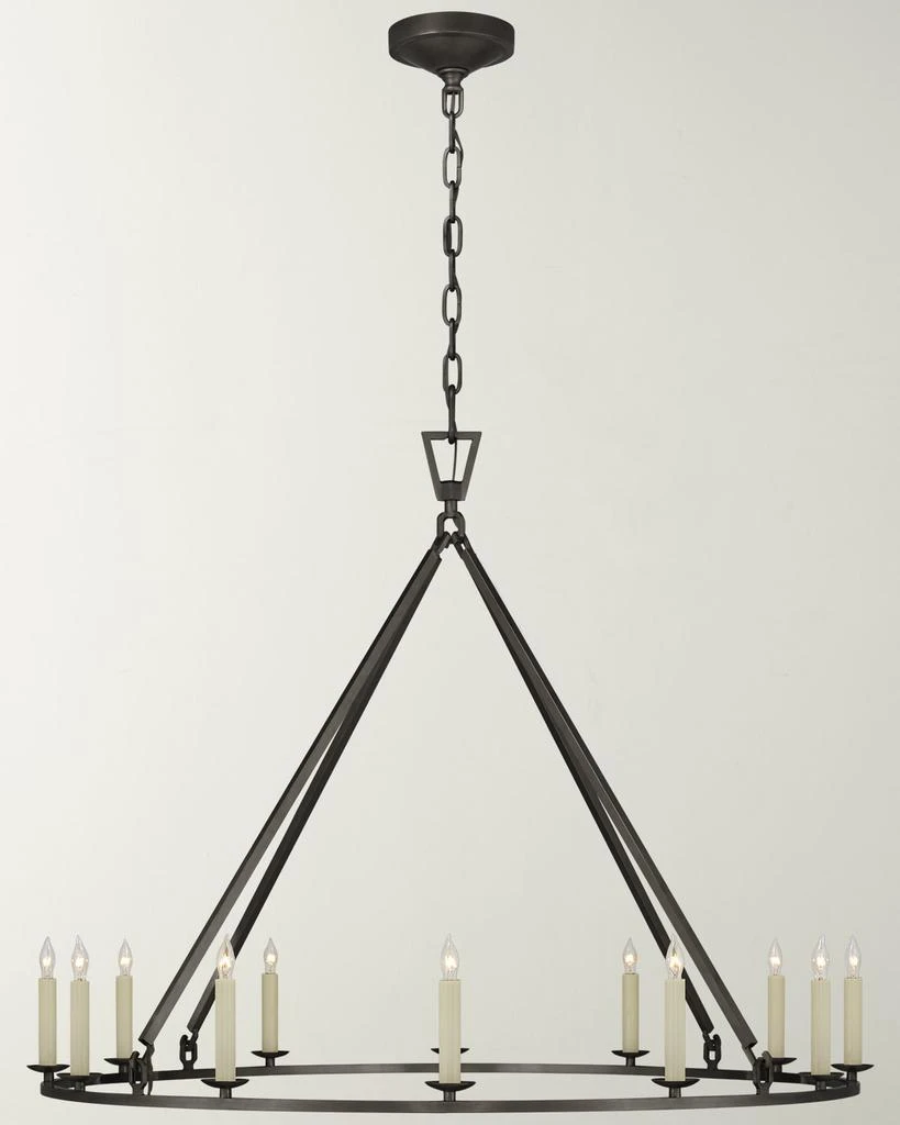 Chapman & Myers Darlana Large Single Ring Chandelier By Chapman & Myers 1