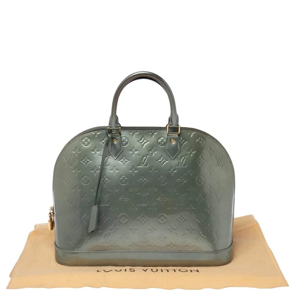 Louis Vuitton Louis Vuitton Givre Monogram Vernis Alma GM Bag 12