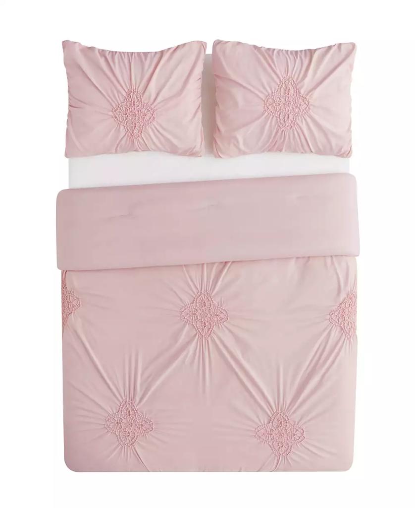 Christian Siriano New York Christian Sirano New York Georgia Rouched 3 Piece Comforter Set