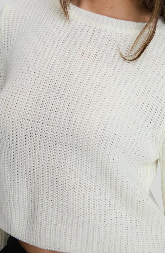Princess Polly Coastline Bell Sleeve Crop Sweater 5
