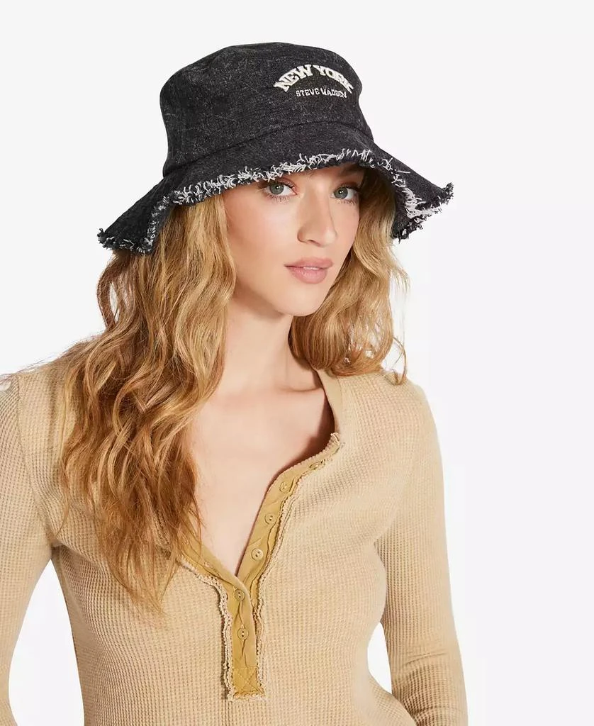 Steve Madden H-Metro Denim Bucket Hat 3