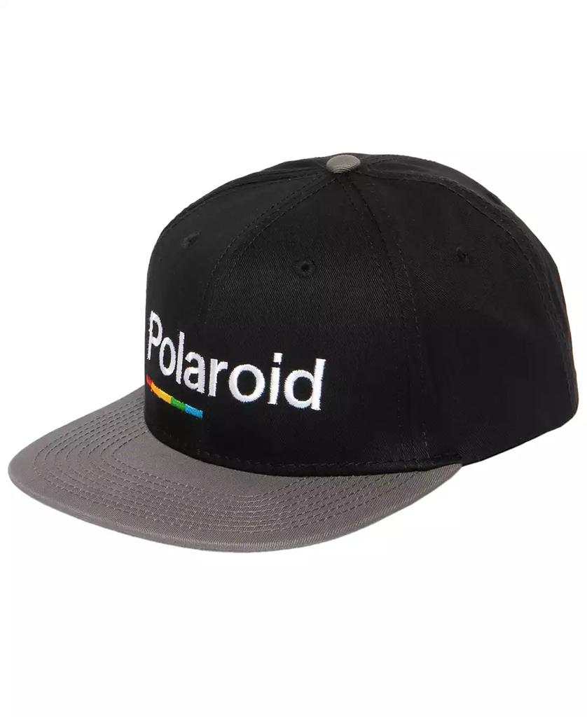 Polaroid Men's Flat Bill Snapback Baseball Adjustable Cap