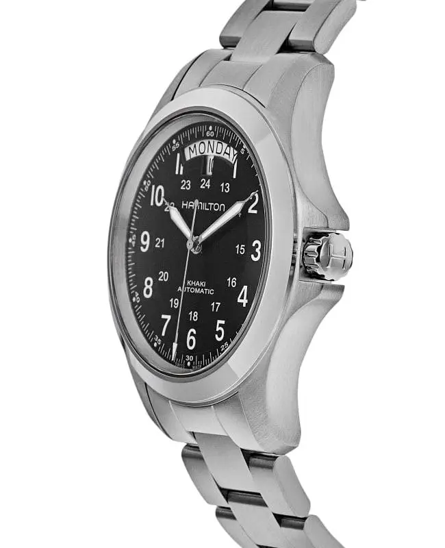 Hamilton Hamilton Khaki Field King Auto Black Dial Stainless Steel Men's Watch H64455133 3