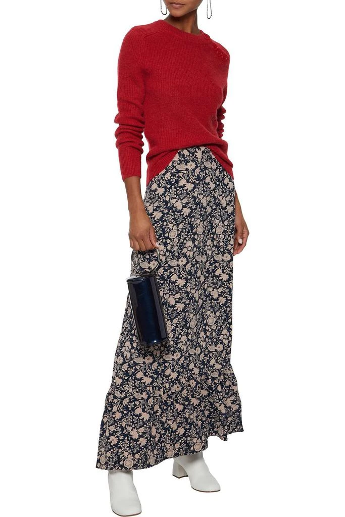 ANTIK BATIK Jaipi floral-print washed-crepe maxi skirt 2