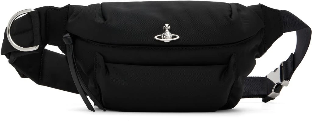 Vivienne Westwood Black Zeus Belt Bag