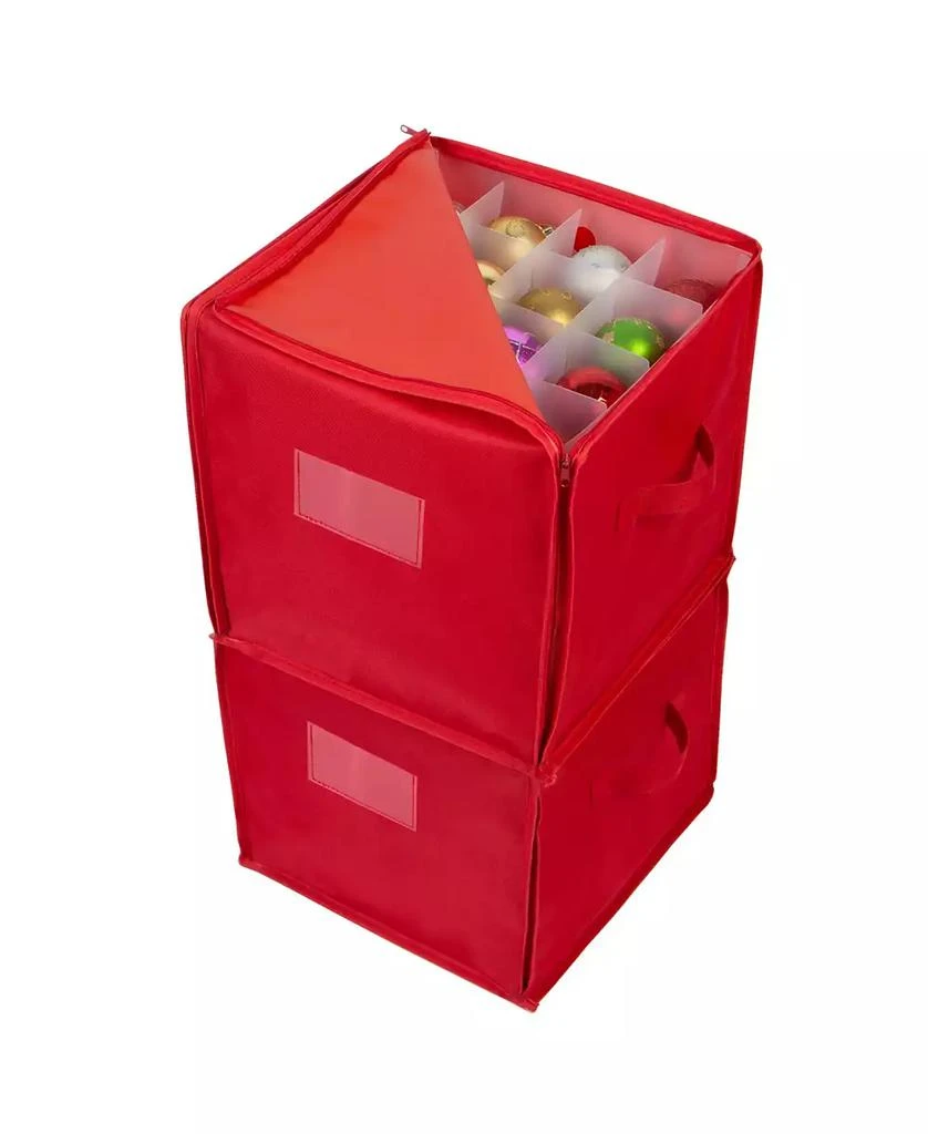 Simplify 64 Count Stackable Christmas Ornament Storage Box 3