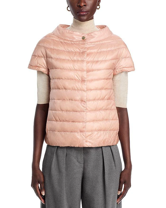 Herno Iconico Greta Cap Sleeve Puffer Coat 7