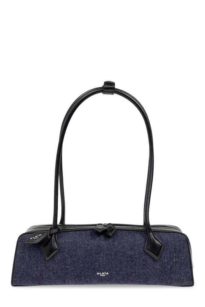 ALAIA アライア バッグ Tube perforated leather shoulder836831 Tube perforated leather shoulder bag in black - Alaia