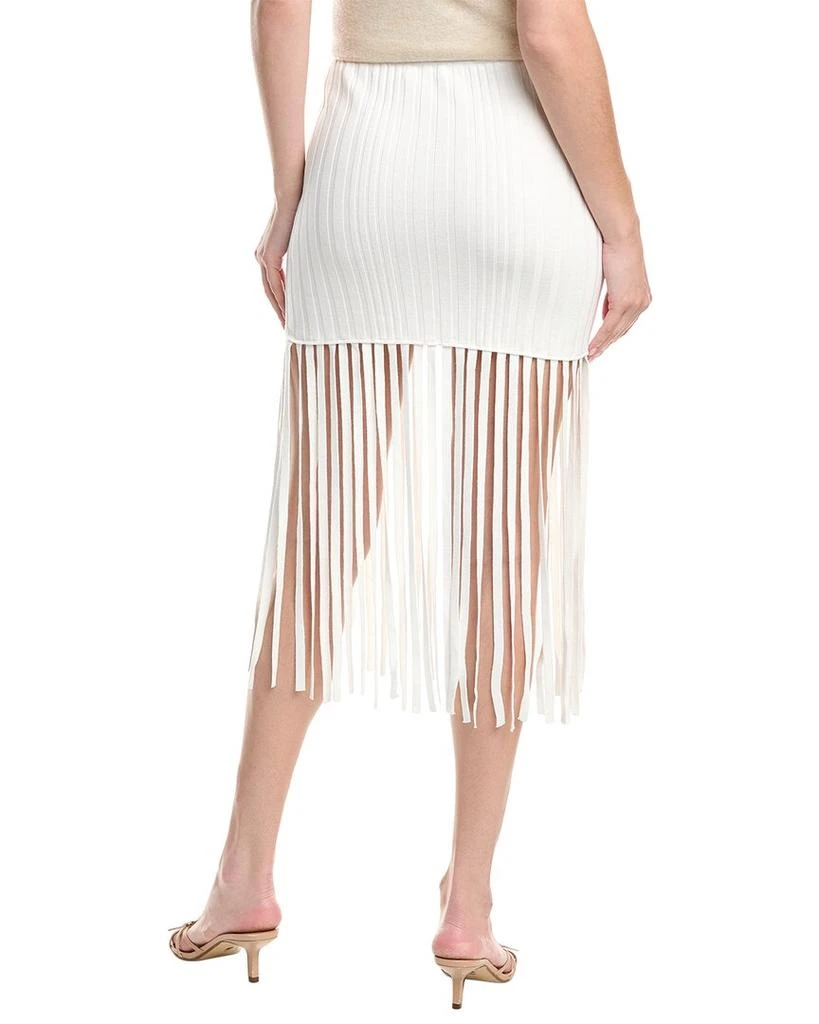 Milly Milly Rib Fringe Midi Skirt 2