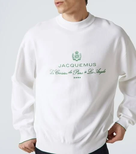 Jacquemus Venice logo embroidered sweatshirt 5