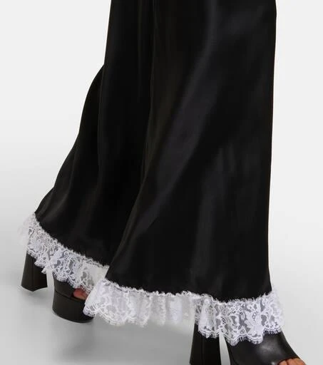 Rodarte Lace-trimmed silk maxi dress 5