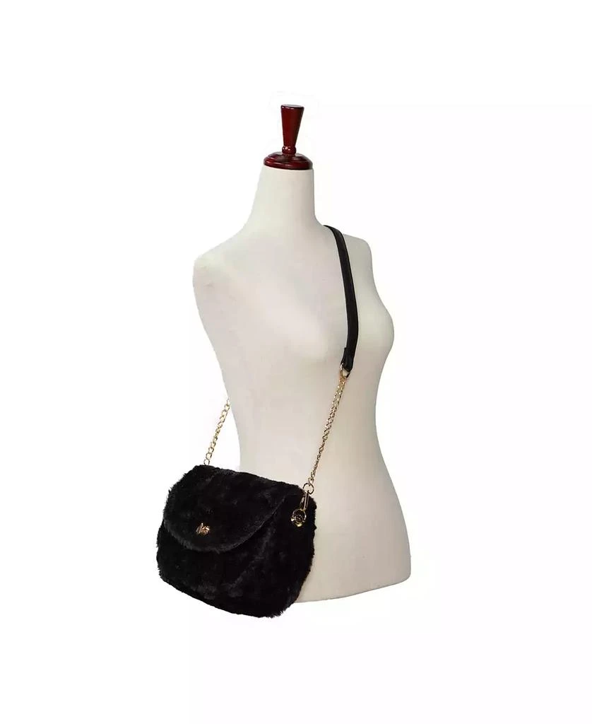 Olivia Miller Women's Faux-Fur Ivone Satchel 6